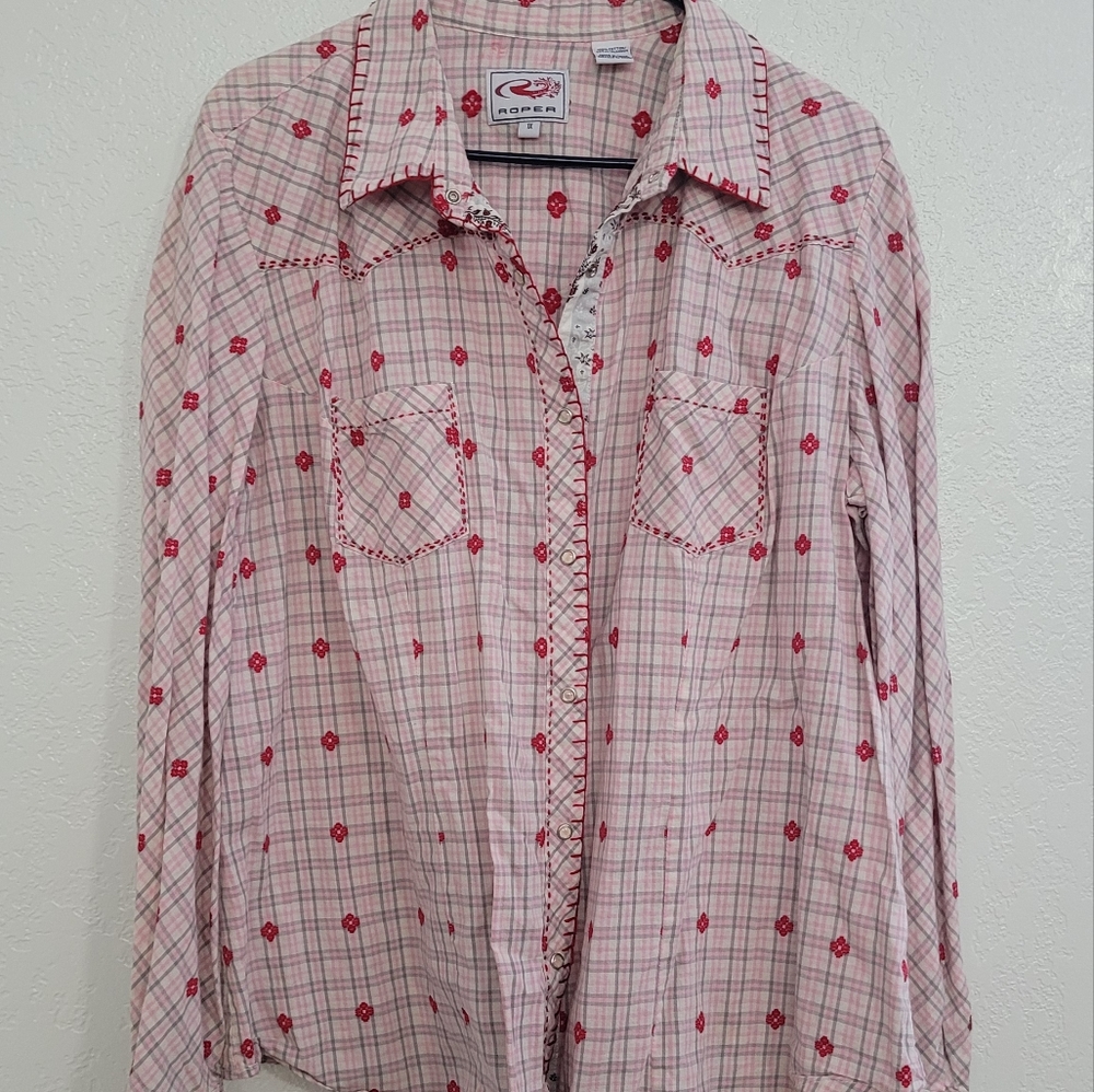 Womens roper button up